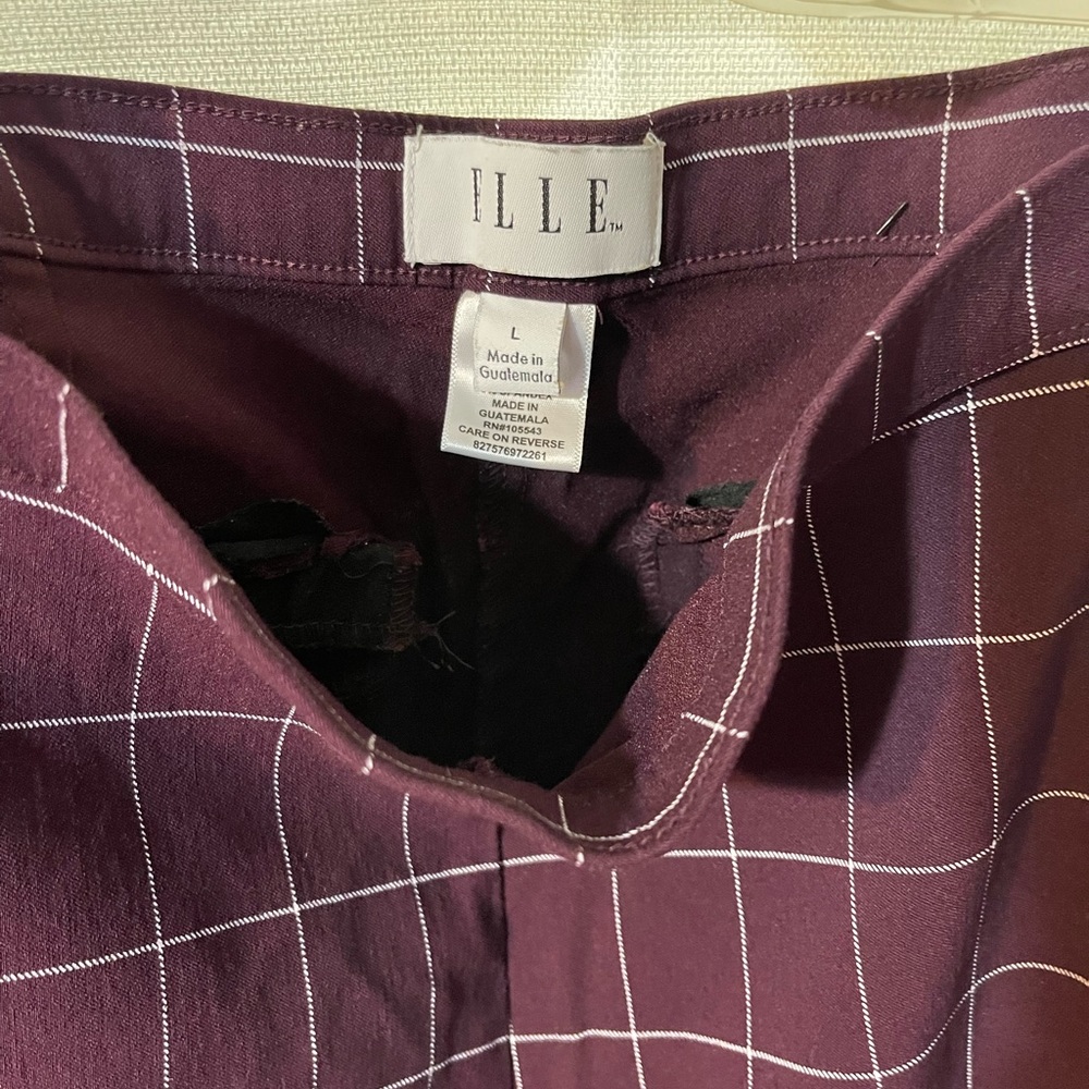 Burgundy pants